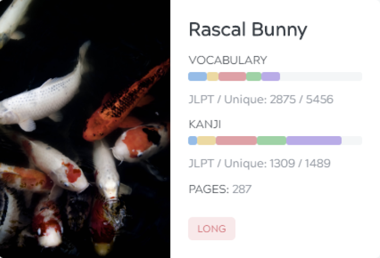 Reading Tool Text Statistics